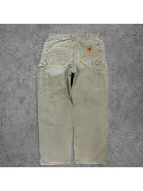 Olive Carhartt Dungaree Work Pants